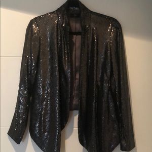 Drapey sequin blazer by Aqua from bloomingdales